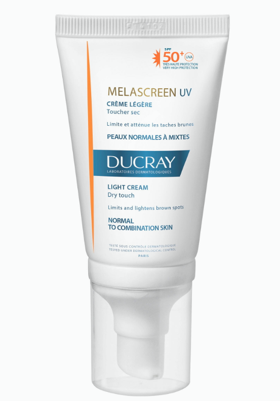Ducray Melascreen UV Light Cream SPF50+ 40 ml (udløb: 05/2022) - SPAR 50%